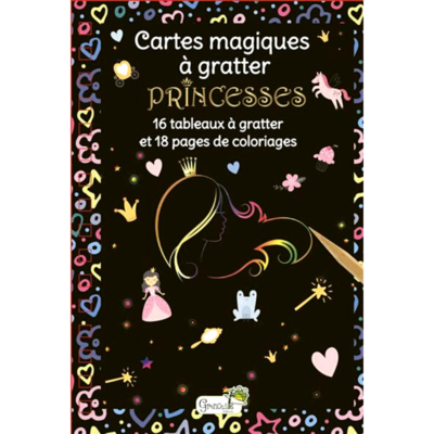 Cartes magiques à gratter - Princesses