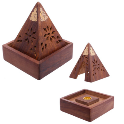 ​Porte-encens pour cône de forme pyramidale