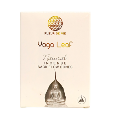 Cônes d'encens à reflux Yoga Leaf - Fleur de vie