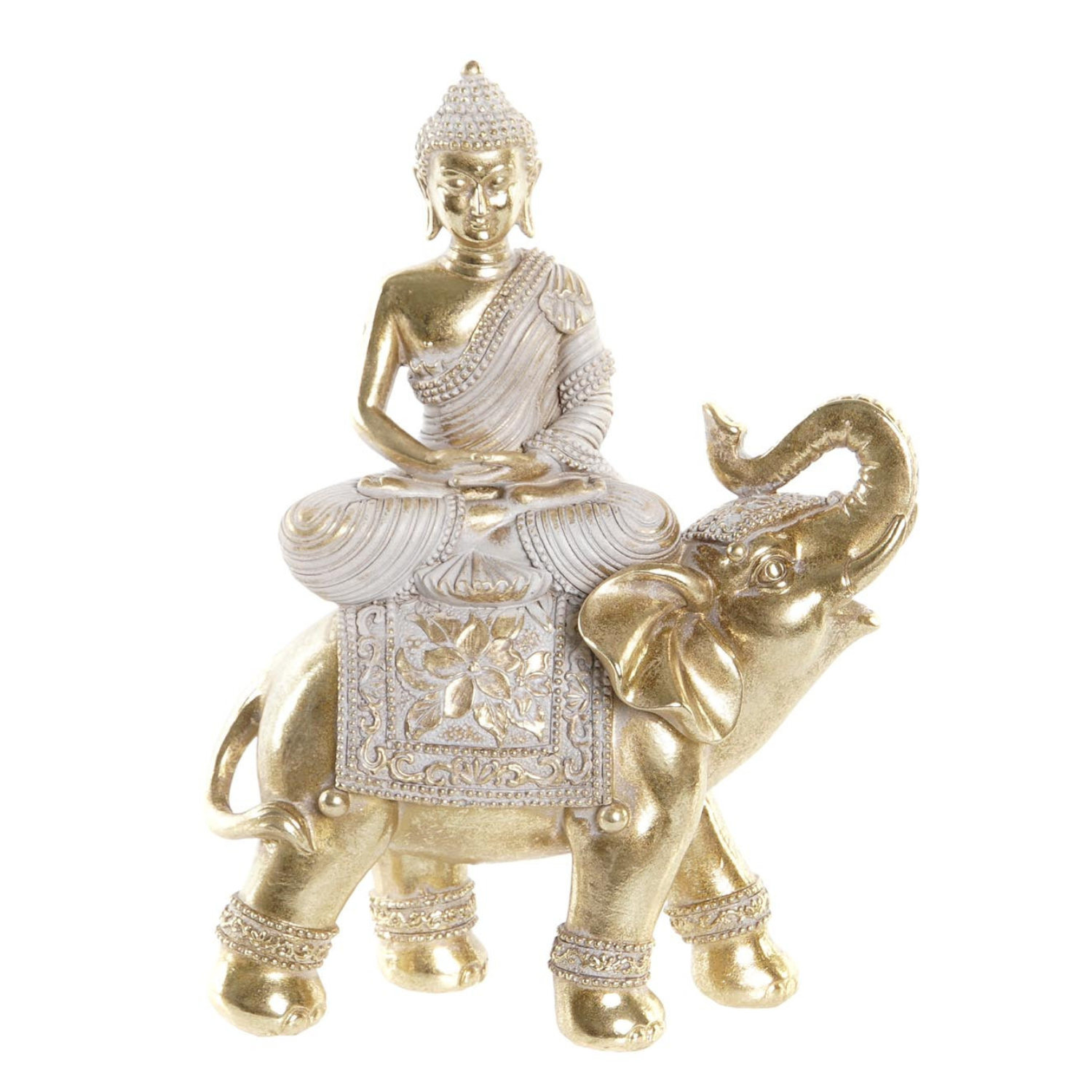 Bouddha méditant sur un éléphant