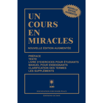 Un cours en miracles - édition 2022
