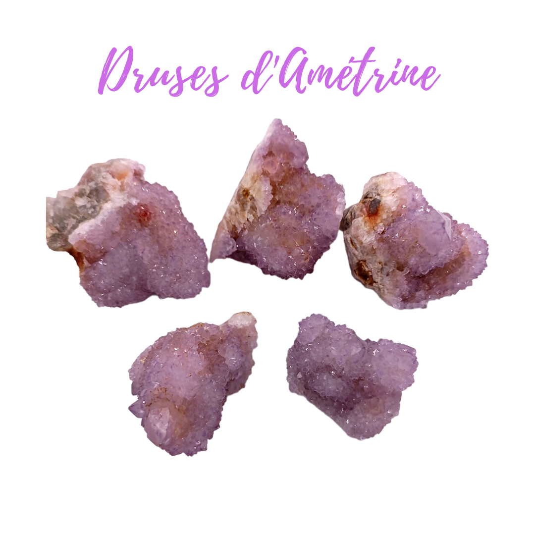 Mini-druses d&#39;Amétrine