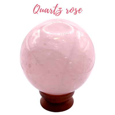 Sphère de Quartz Rose