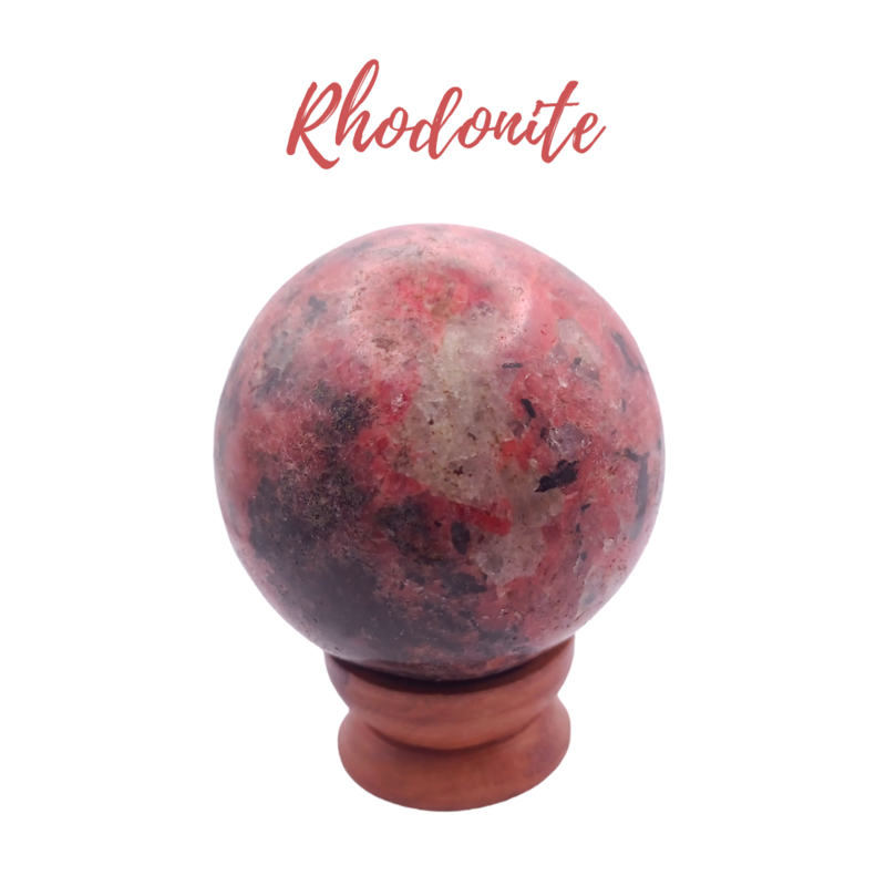 Sphère de Rhodonite - 641gr