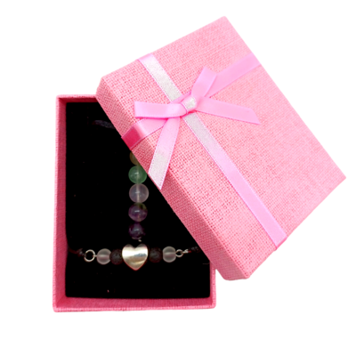 Coffret cadeau - Coeur de perles