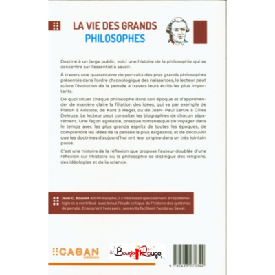 La vie des grands philosophes