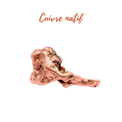 Cuivre natif - Pierre brute - env. 42 gr