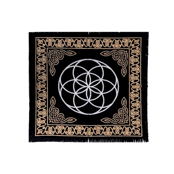 Tapis de tirage - Graine de vie 60 x 60 cm