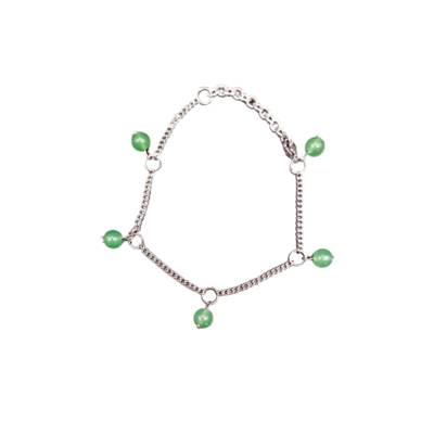 Bracelet - Perles d&#39;Aventurine verte