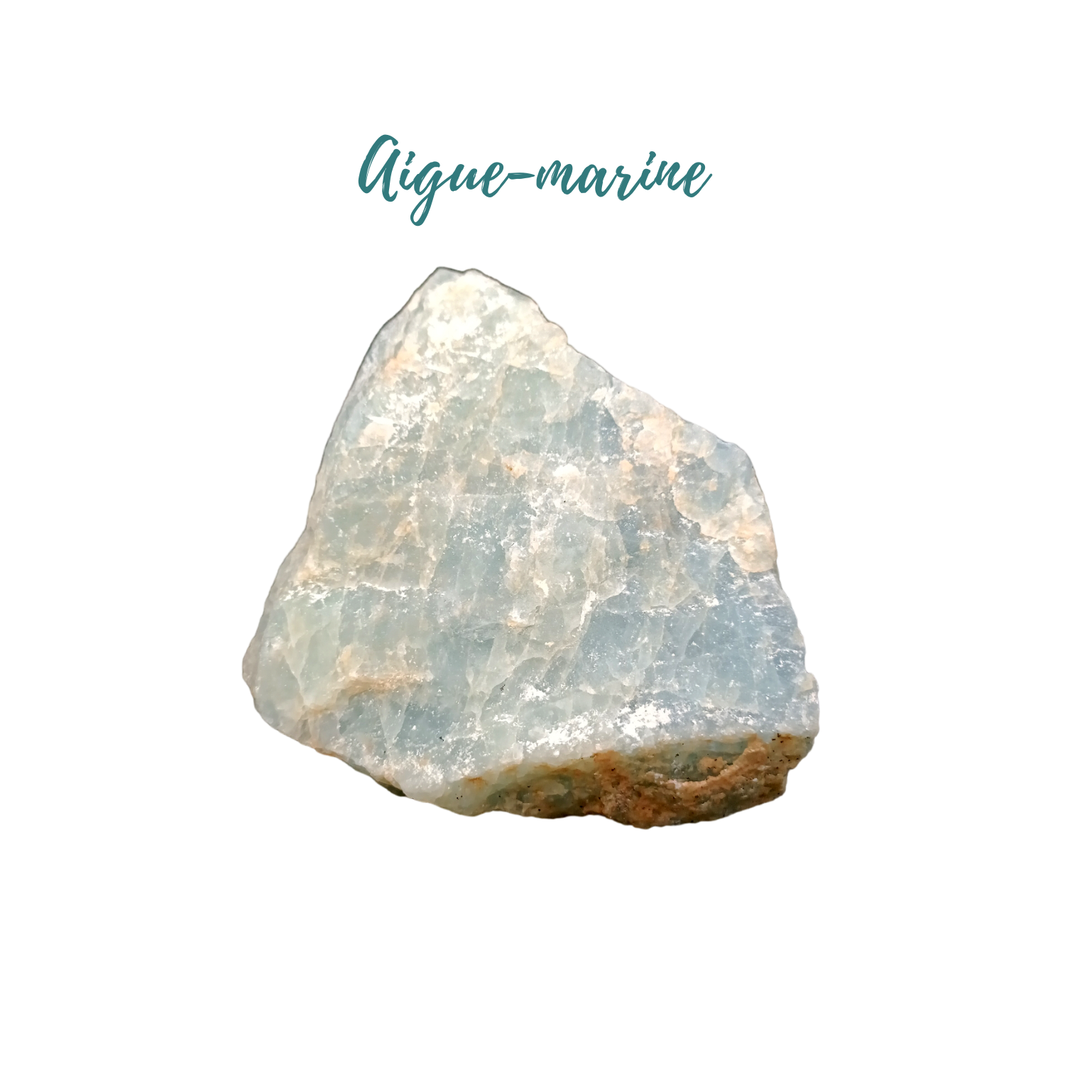 Aigue-marine brute - 849gr