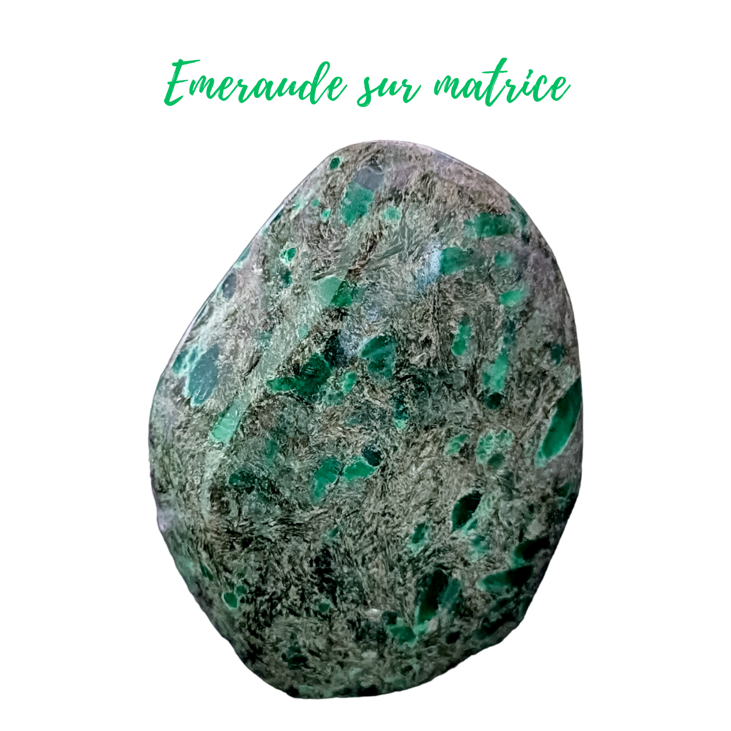 Émeraude sur matrice - 879gr