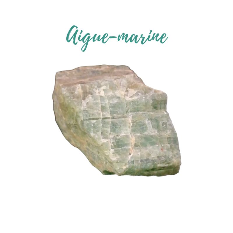 Aigue-marine brute - 851gr