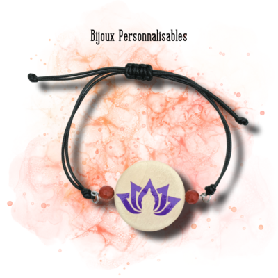 Bracelet Bouddha personnalisable