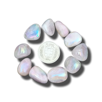 Quartz rose irisé