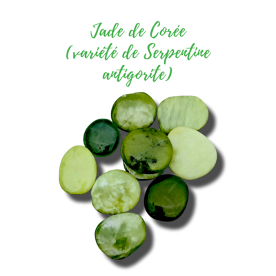 Jade de Corée (variété de Serpentine antigorite)