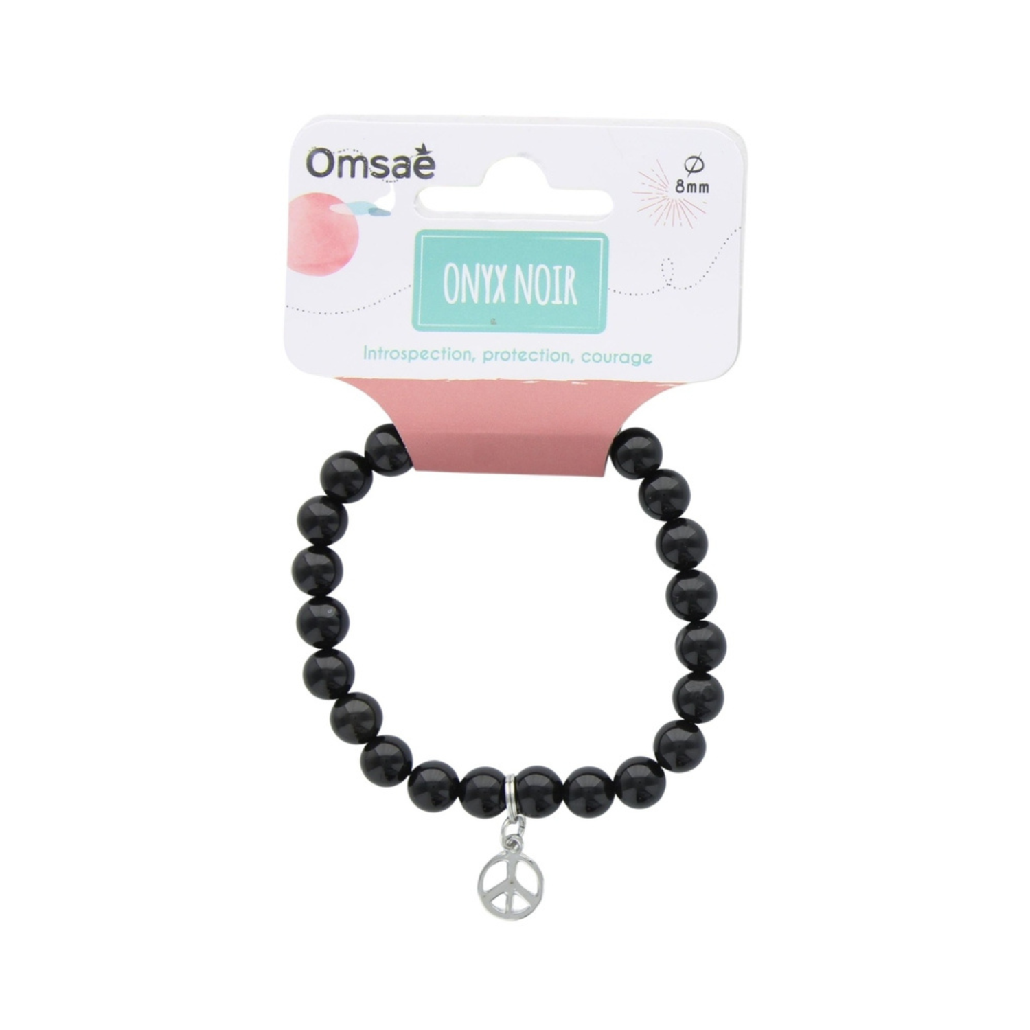 Bracelet Onyx noir