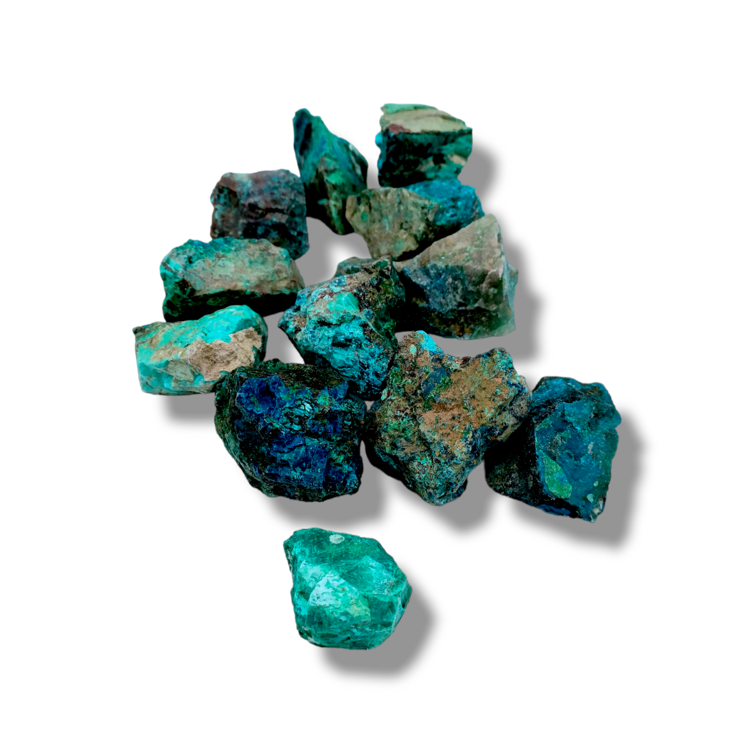 Azurite Chrysocolle brute
