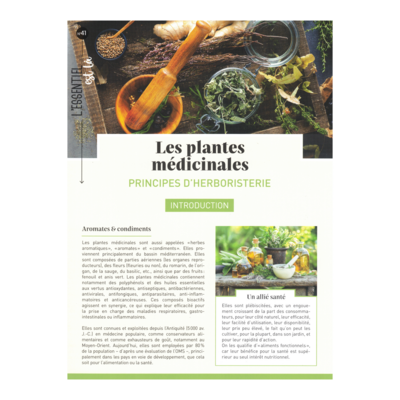 Les plantes médicinales - dépliant