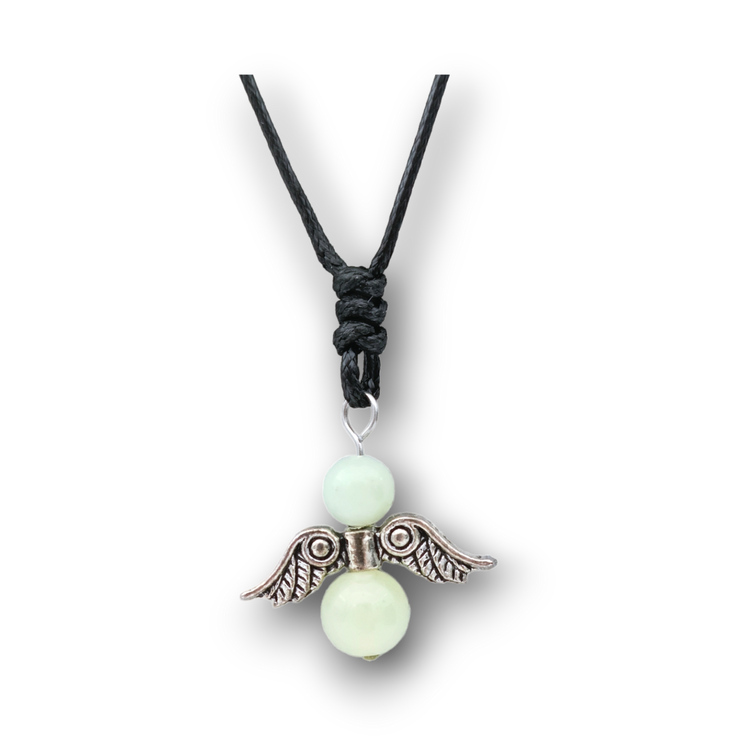 Collier Ange et perles de Jade de Chine