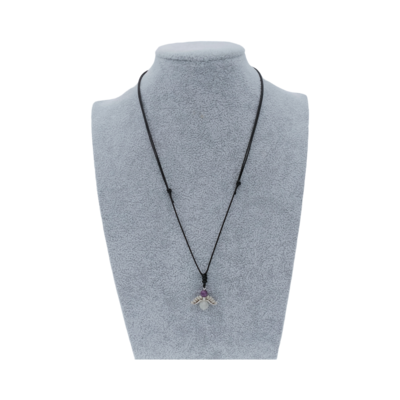 Collier Ange et perles de Fluorite
