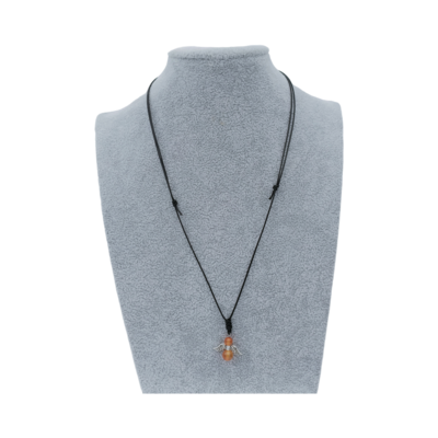 Collier Ange et perles de Cornaline