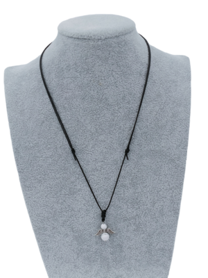 Collier Ange et perles de Howlite