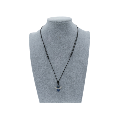 Collier Ange et perles de Dumortiérite