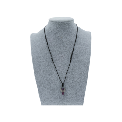 Collier Ange et perles de Lépidolite