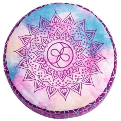 Coussin de méditation pourpre