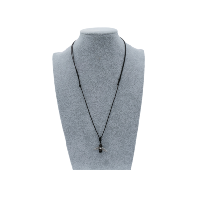 Collier Ange et perles d'Ébène