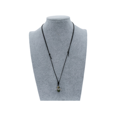 Collier Ange et perles d'Unakite