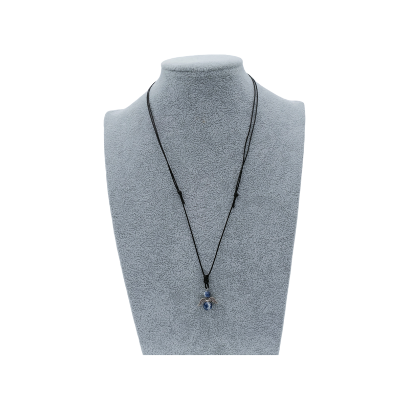 Collier Ange et perles de Sodalite