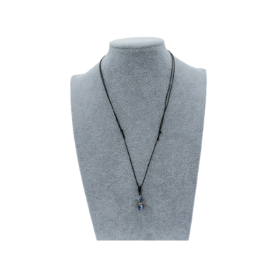 Collier Ange et perles de Sodalite
