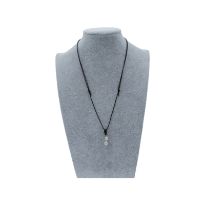 Collier Ange et perles de Sélénite