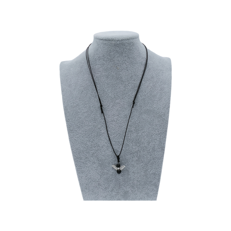 Collier Ange et perles de Tourmaline