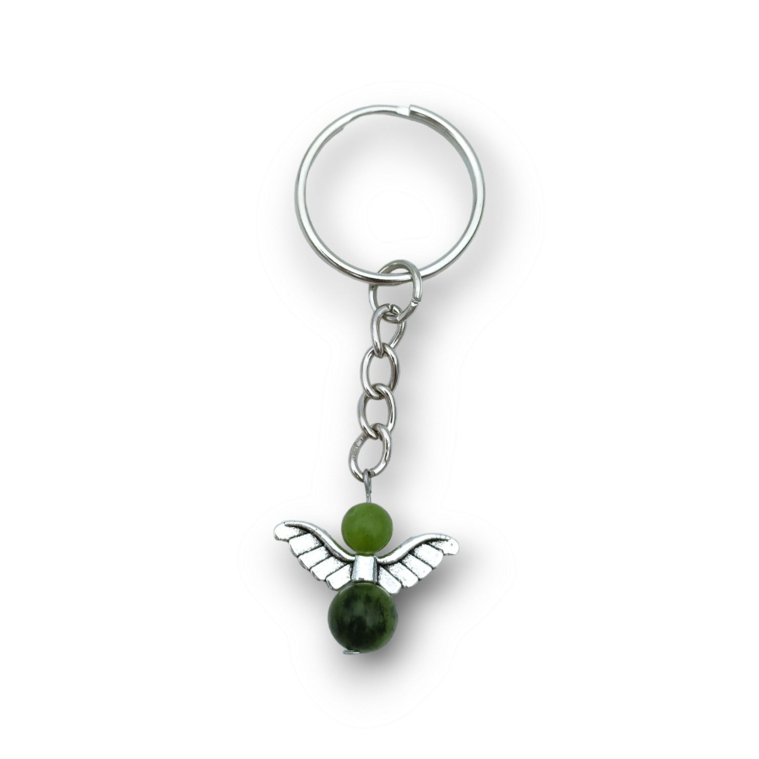 Porte-clés ange - Jade néphrite
