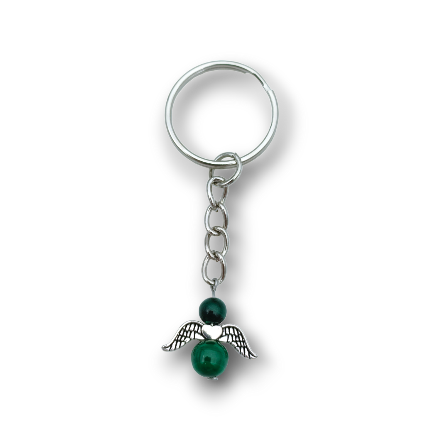 Porte-clés ange - Malachite