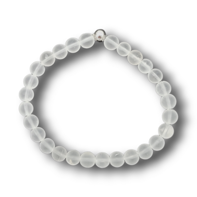 Bracelet Cristal de roche mat
