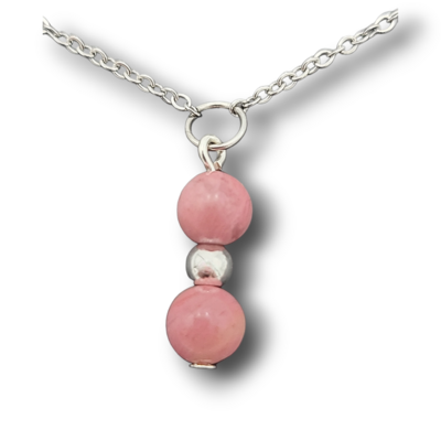 Bracelet de cheville - Perles de Rhodonite