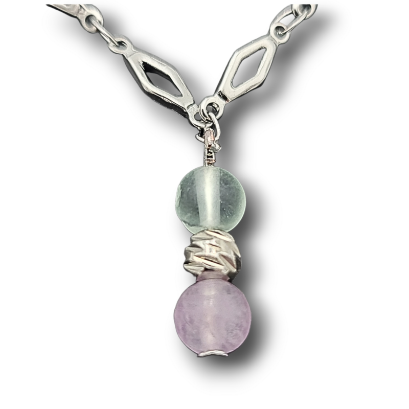 Bracelet de cheville - Perles de Fluorite