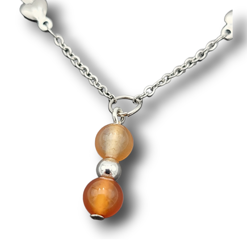 Bracelet de cheville - Perles de Cornaline