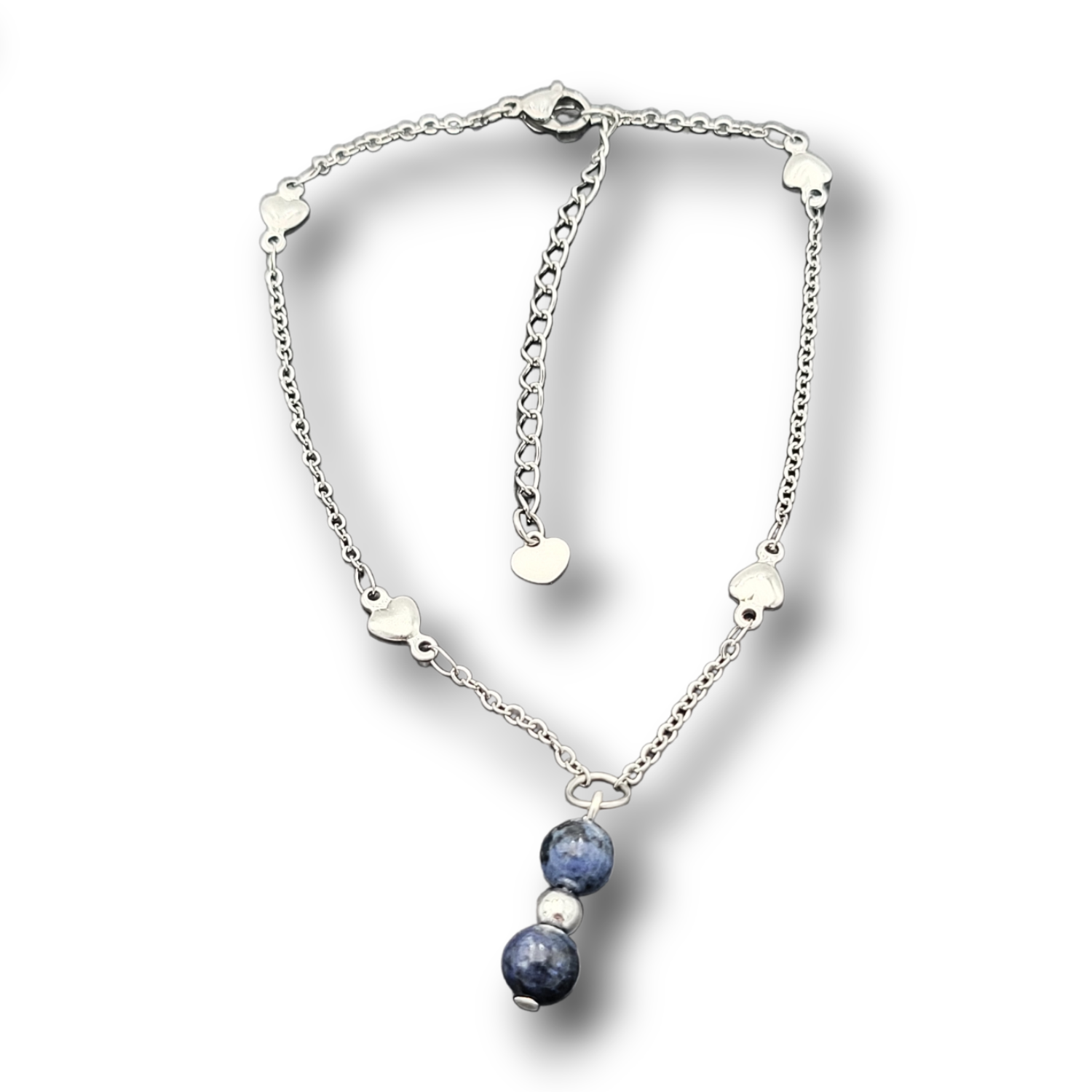 Bracelet de cheville - Perles de Dumortiérite