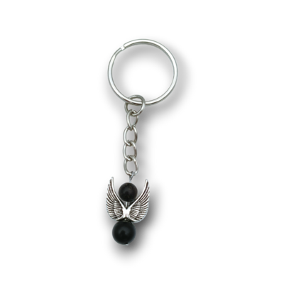 Porte-clés ange - Ébène