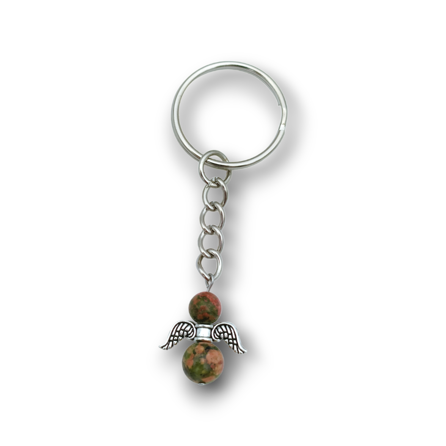 Porte-clés ange - Unakite