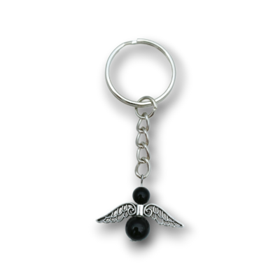 Porte-clés ange - Onyx