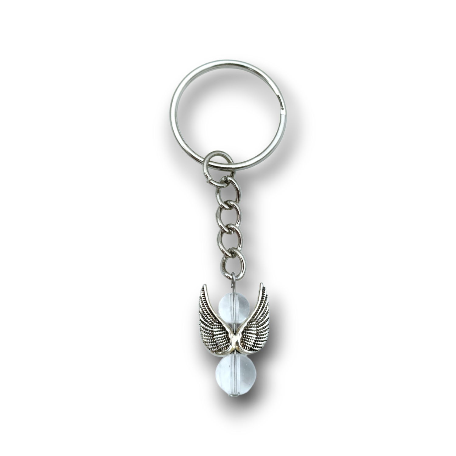 Porte-clés ange - Cristal de roche