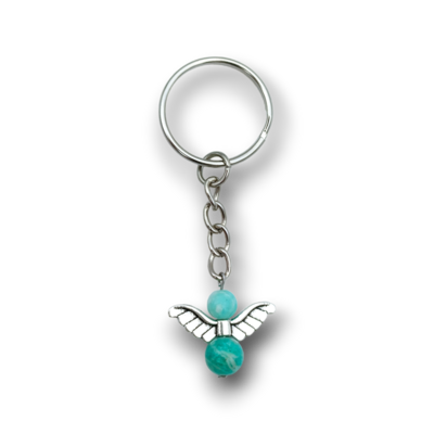 Porte-clés ange - Amazonite