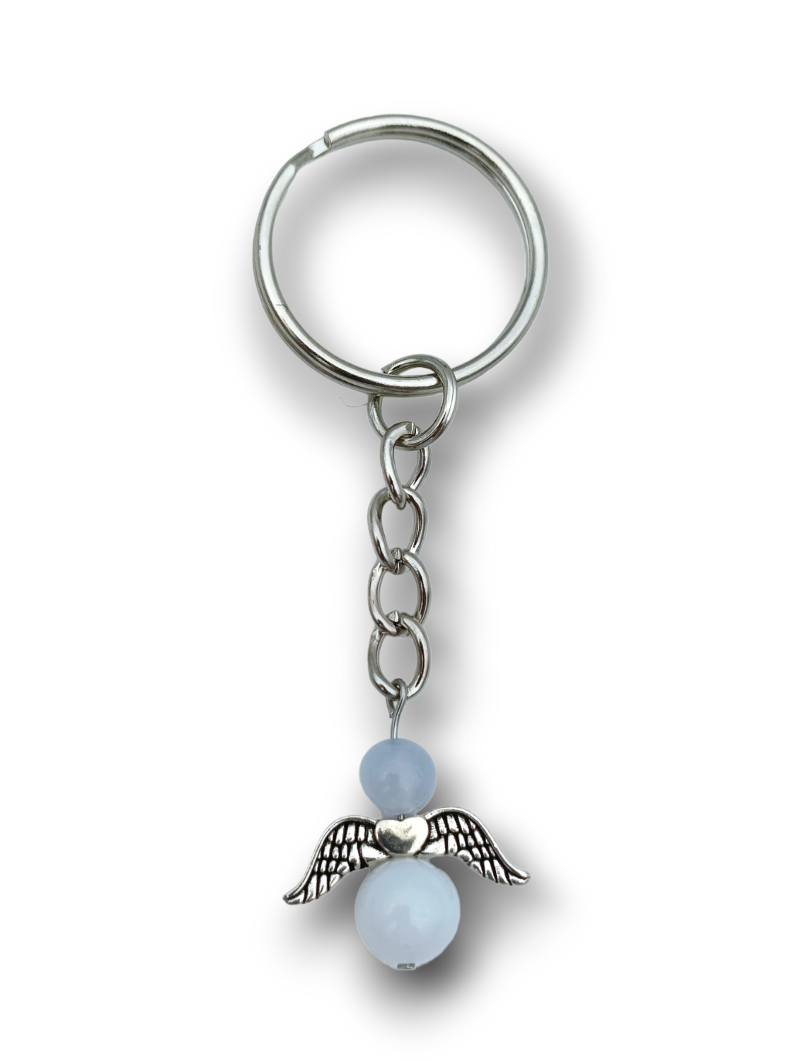 Porte-clés ange - Calcédoine