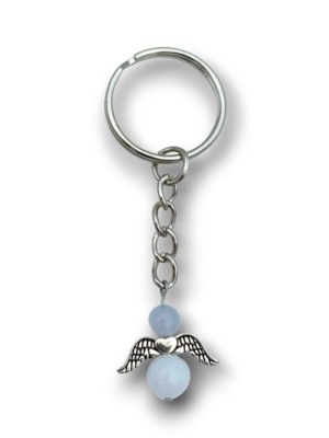 Porte-clés ange - Calcédoine