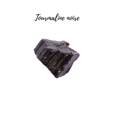 Tourmaline noire brute